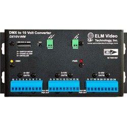 DMX 0-10 Volt Analog Converter DIN Rail / Wall Mount