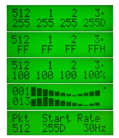 DMX Analyzer Dual Input