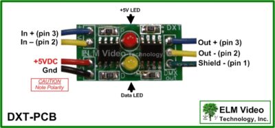 DMX In Line Buffer/Driver PCB