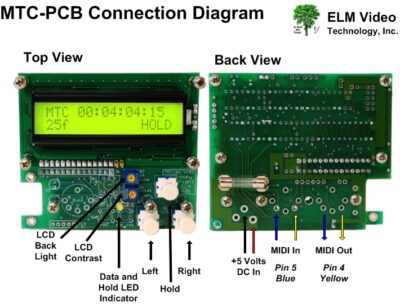 Midi Time Code Reader PCB