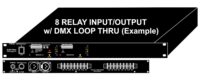 DMX Relay Driver Controller 19" 1RU Rack Mount