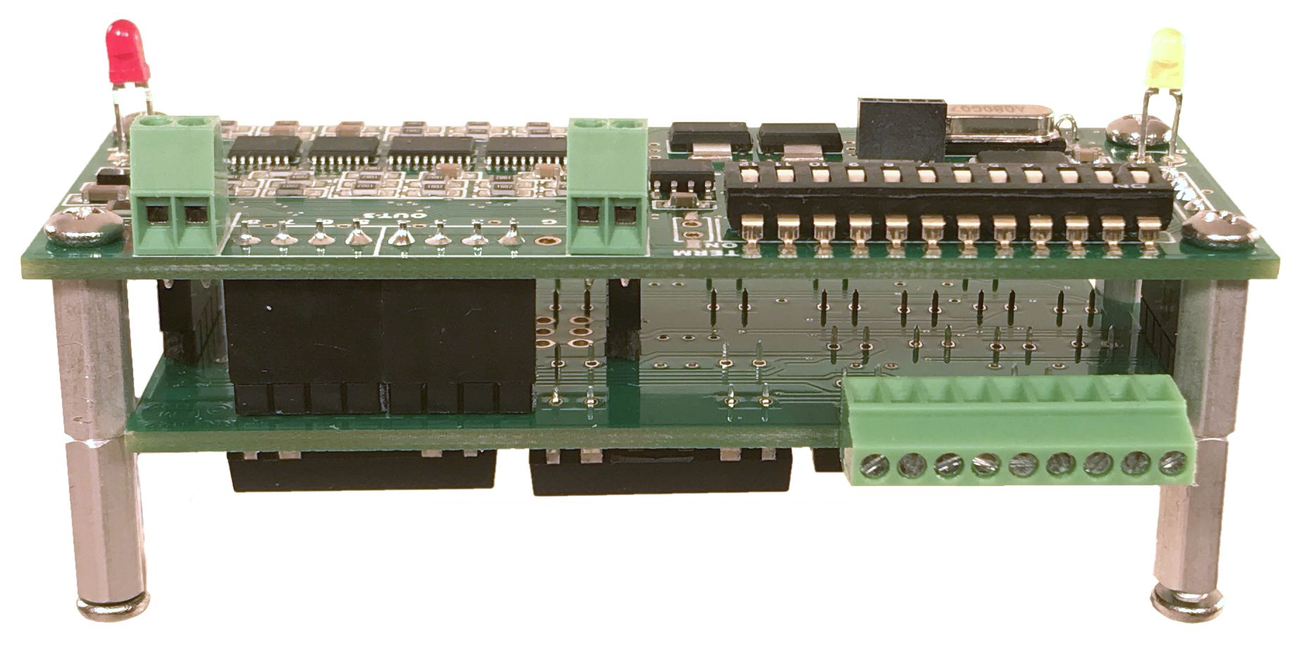 DMX 0-10 Volt Analog Converter PCB with Switch to Ground