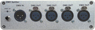 DMX RDM Splitter 1x9 Full Iso Input