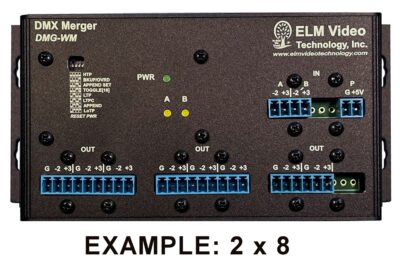 DMX Merger Wall Mount - RDM Thru Option